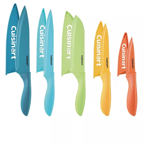 Cuisinart Other - New 10-Pc. Seaside Ceramic-Coated Knife Set
